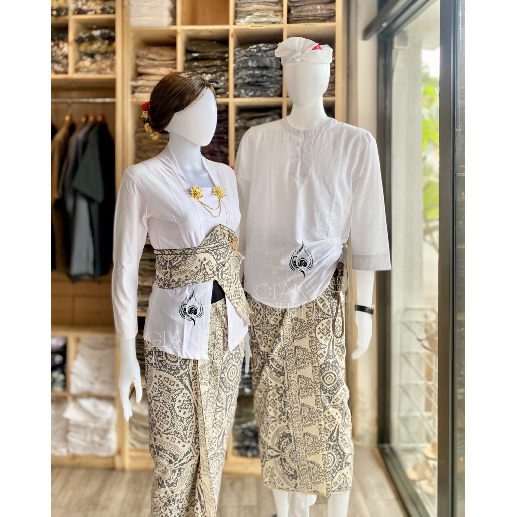 Couple Saput, kamen cewek + selendang, batik