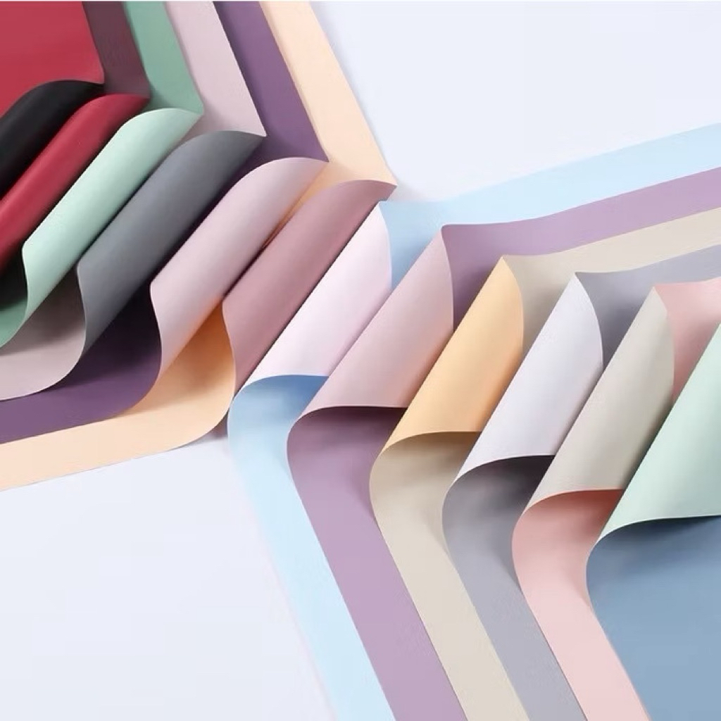 

[10 Lembar] KERTAS BUKET / CELLOPHANE DUA WARNA / BI COLOR