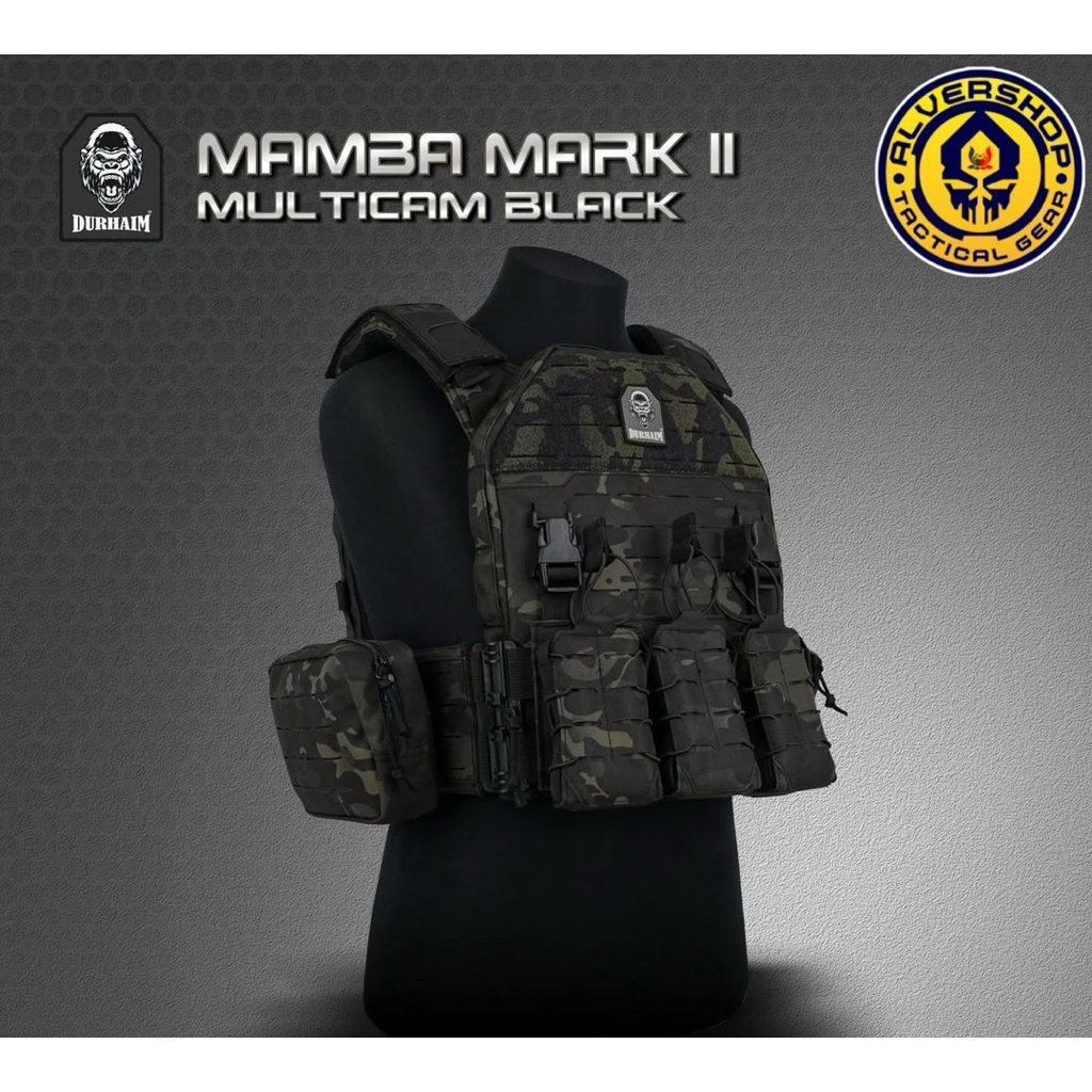 ROMPI TACTICAL MAMBA BODYVEST BLACKMAMBA MULTICAM DURHAIM Alvershop_TG