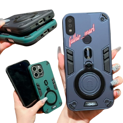 CASE UNTUK HP VIVO Y91 VIVO Y95 CASING STANDING CASE RING PRO HARDCASE HP ROBOT NEW COVER