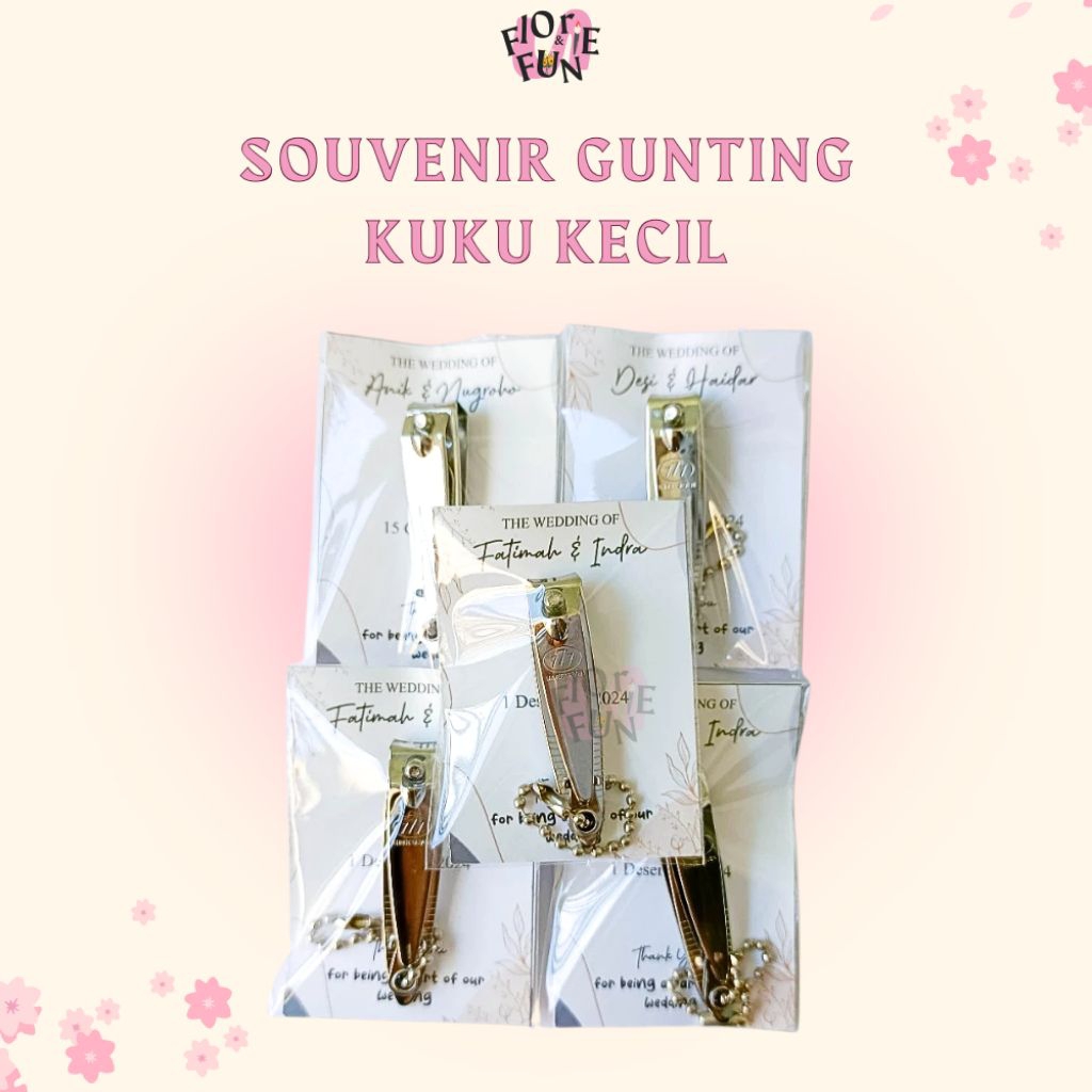 Gunting Kuku Souvenir Pernikahan/ souvenir pernikahan/ souvenir pernikahan aesthetic/ souvenir murah