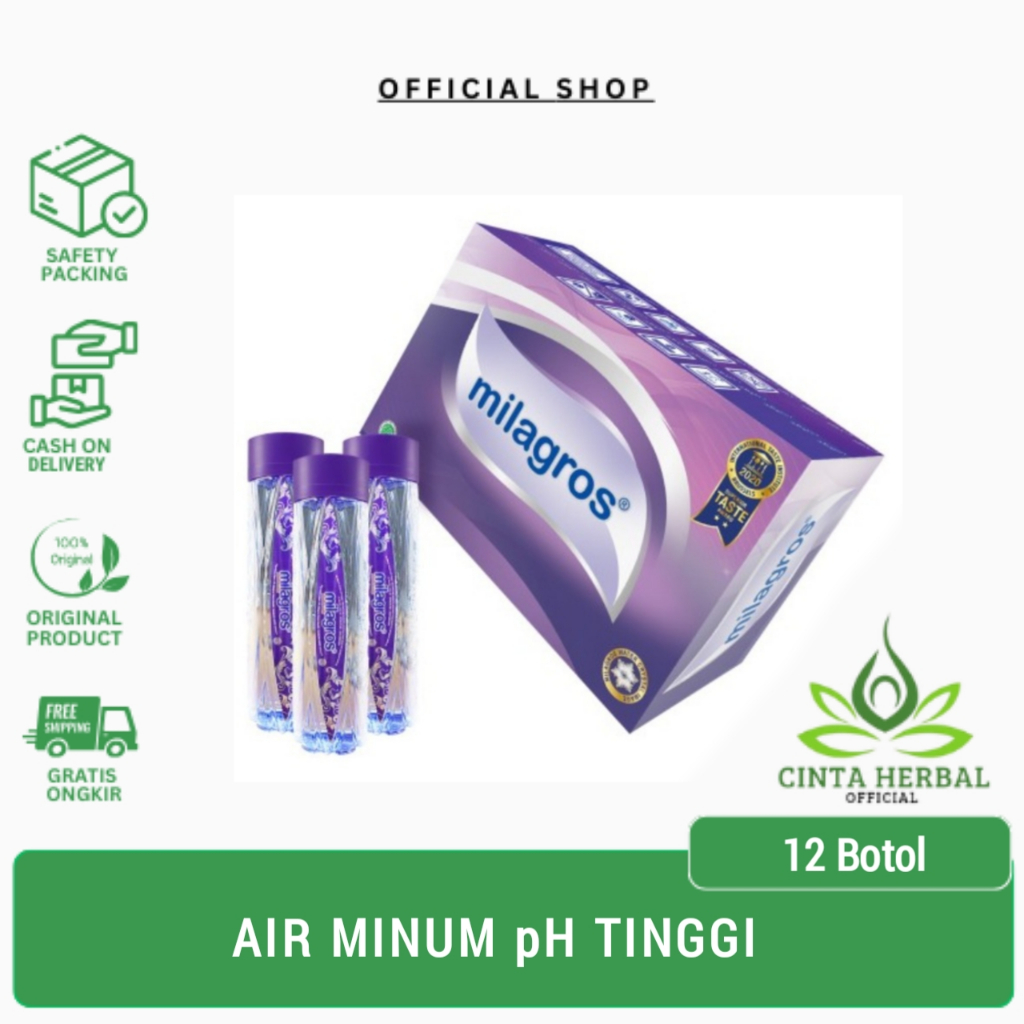 

Air Minum Alkaline Membantu Menangkal Radikal Bebas | Air Mineral pH Tinggi Per Karton 12 Botol