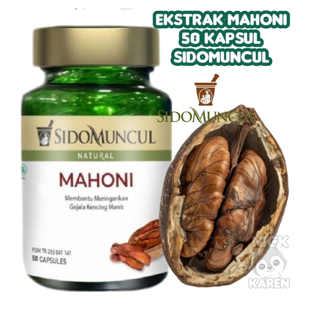 Ekstraķ Mahoni 50 Kapsul Sidomuncul