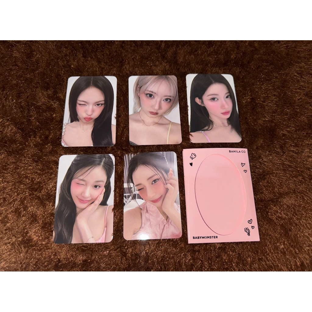[READY] OFFICIAL PHOTOCARD BABYMONSTER BANILA CO 2.0 CHIQUITA RAMI RORA AHYEON RUKA PHARITA ASA HOLD