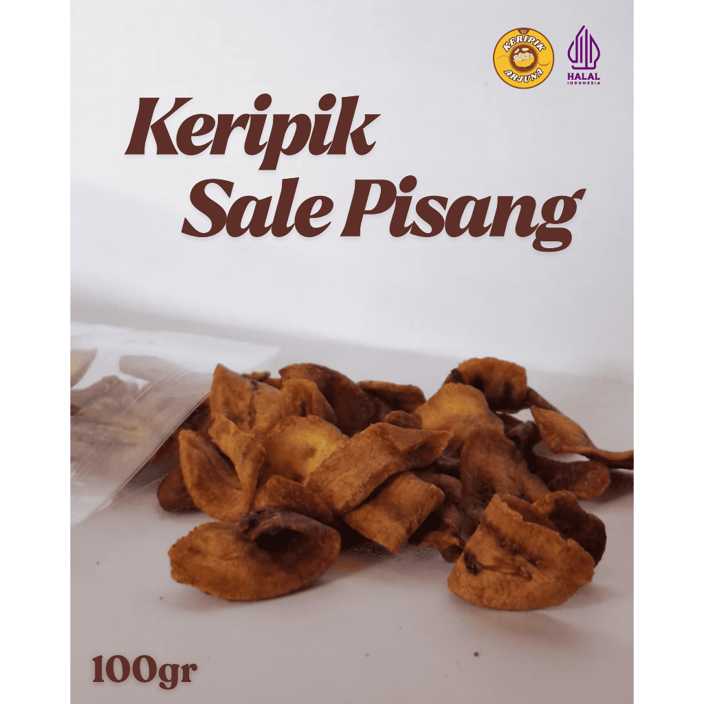 

Arjuna Snack – Sale Pisang Premium | Snack Tradisional Manis Gurih Renyah – 100gr