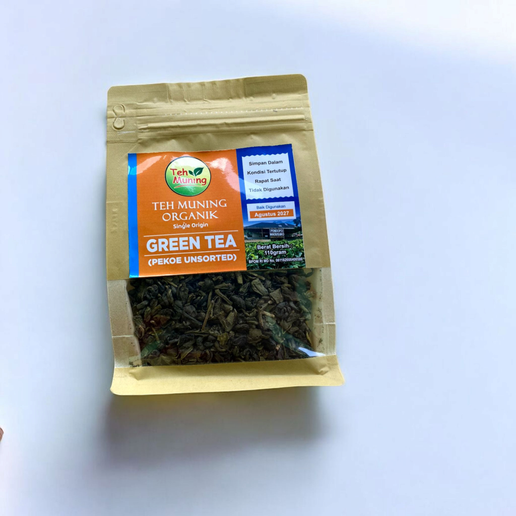 

Teh Hijau Organik Muning Bantu turunkan berat badan