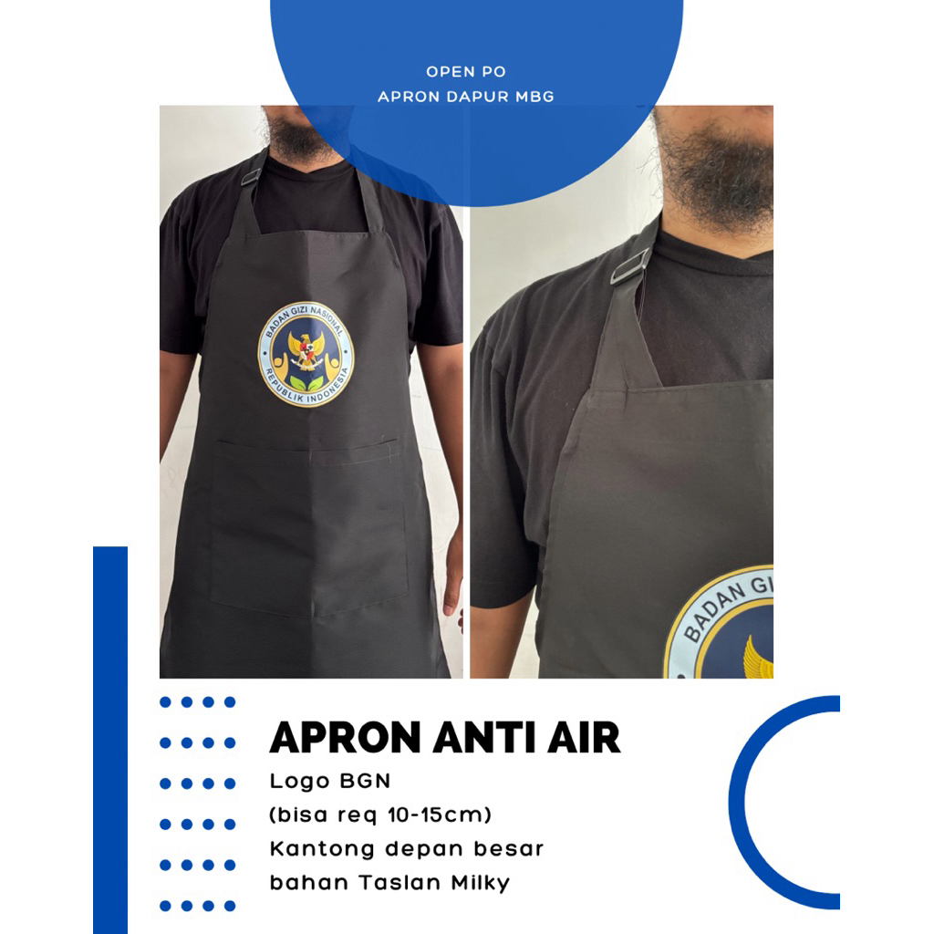 APRON CELEMEK DAPUR MBG / SPPG