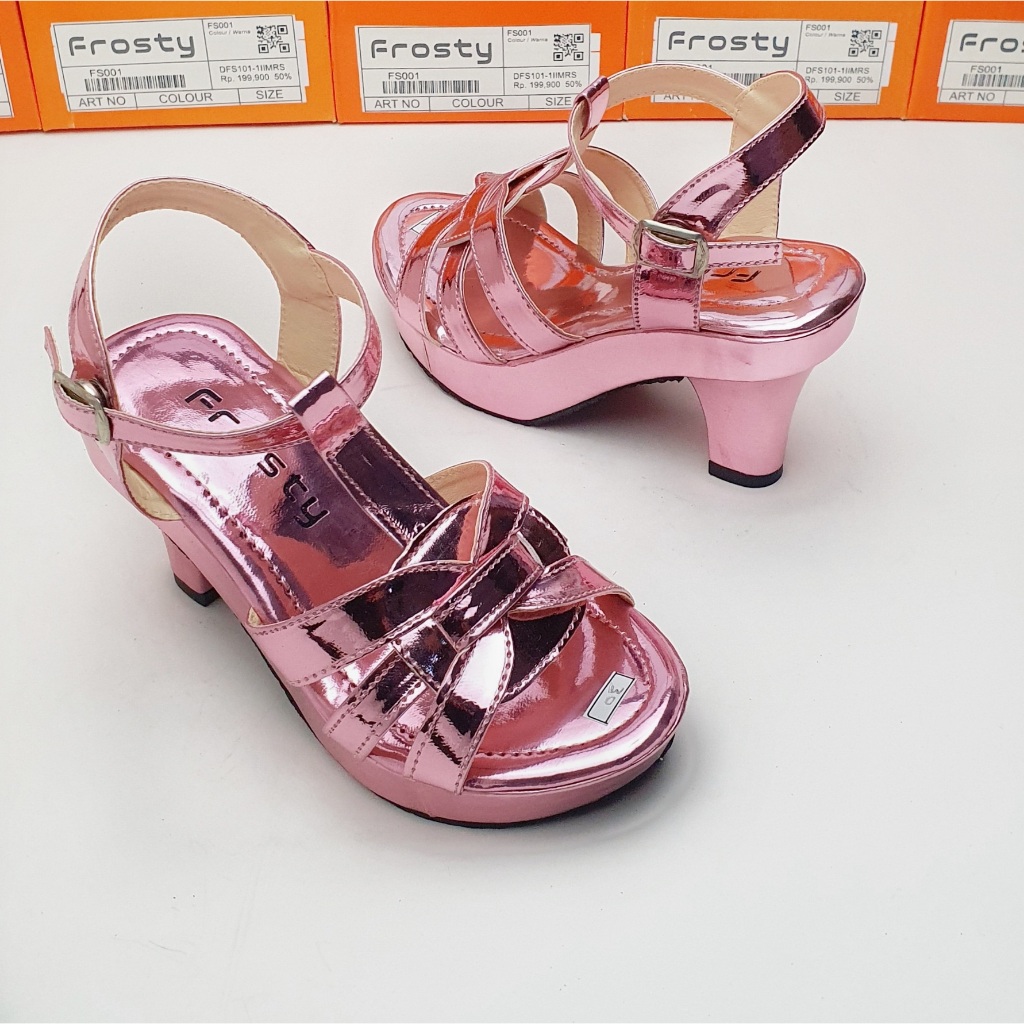 Heels Anak Perempuan Srendal Jinjit Kondangan Elegan Hadiah Kado Anak2 Cewe Sendal Fashion Cewek 12 