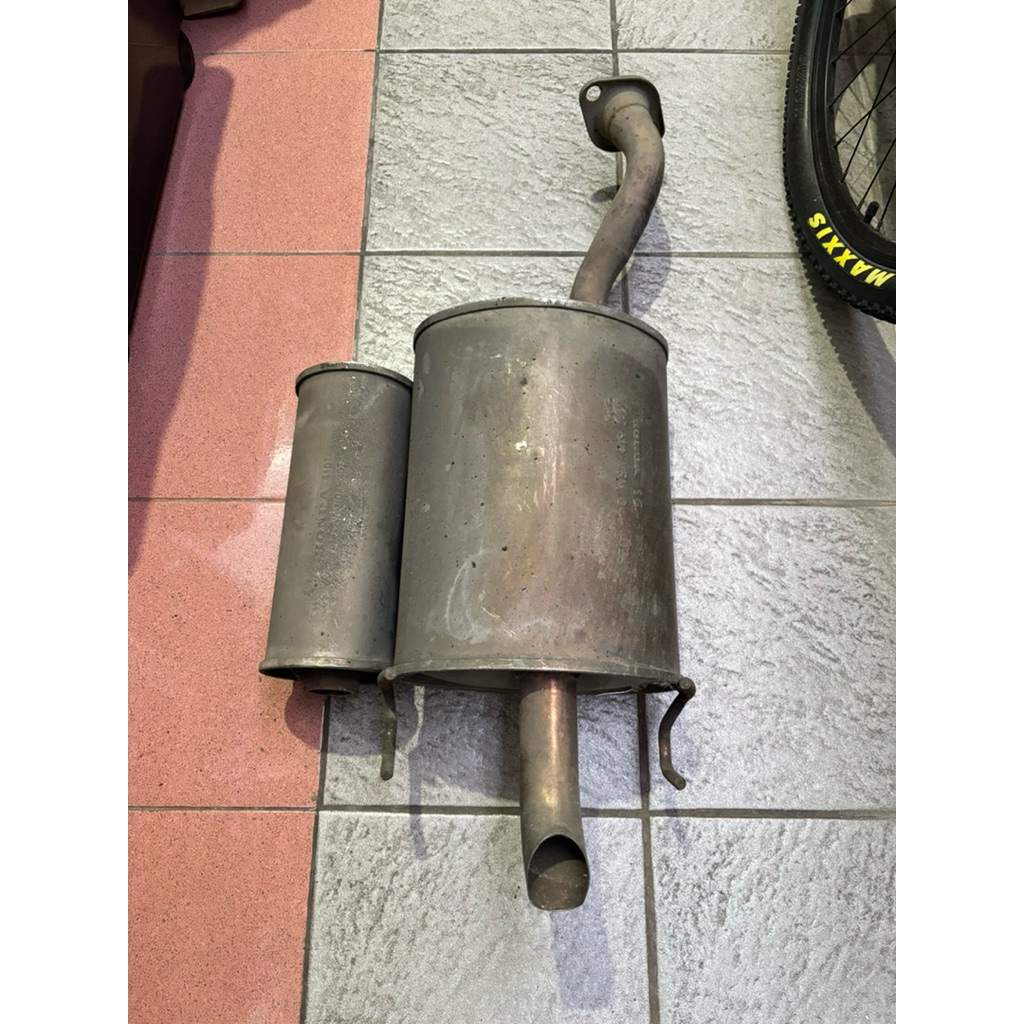 Knalpot dan resonator bekas cabutan jazz gd3 original honda