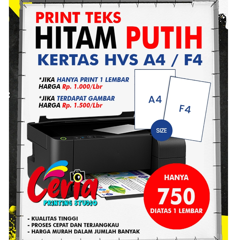 PRINT HITAM PUTIH DAN PRINT WARNA