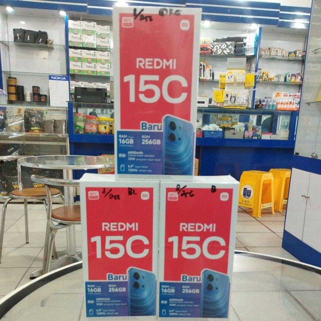 Redmi 15C ram 8 rom 256