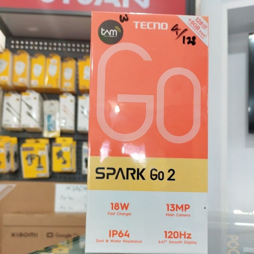 tecno spark go 2 Ram 4Gb/Rom 128Gb