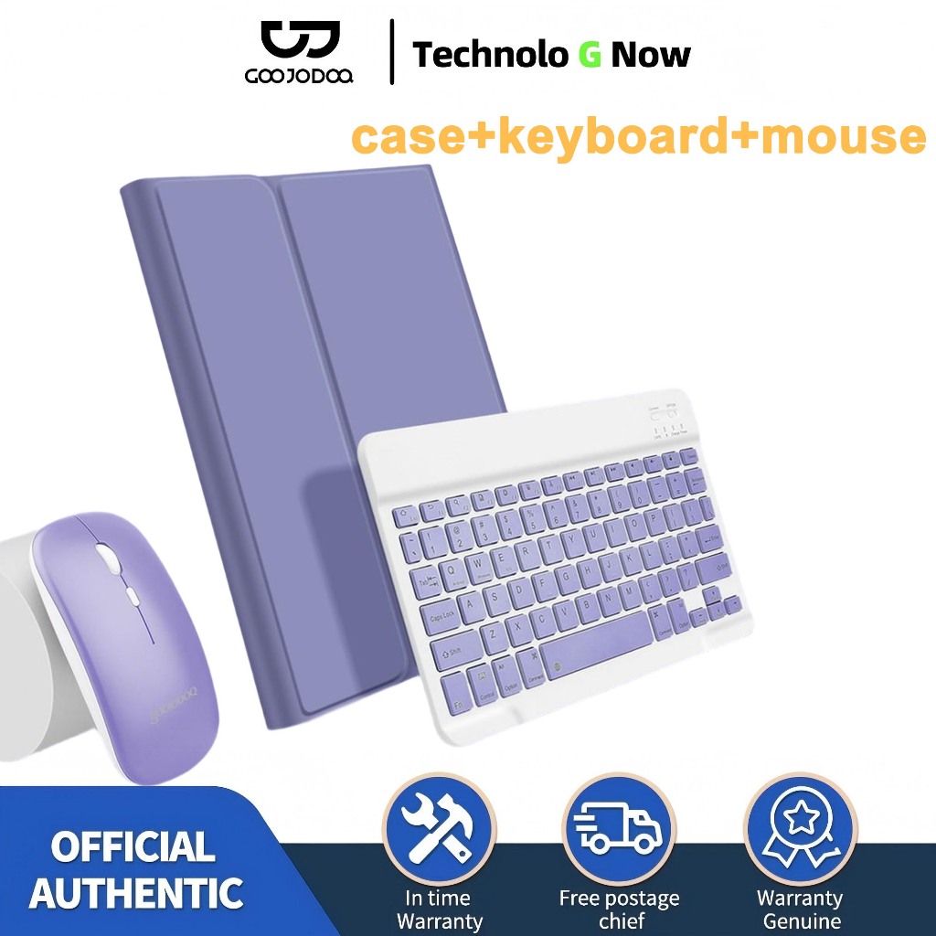 Goojodoq Bluetooth Keyboard Mouse Case For iPad 10.2 7/8/9th Pro 11 2020 Air 3 10.5 Air 4 10.9 2018 