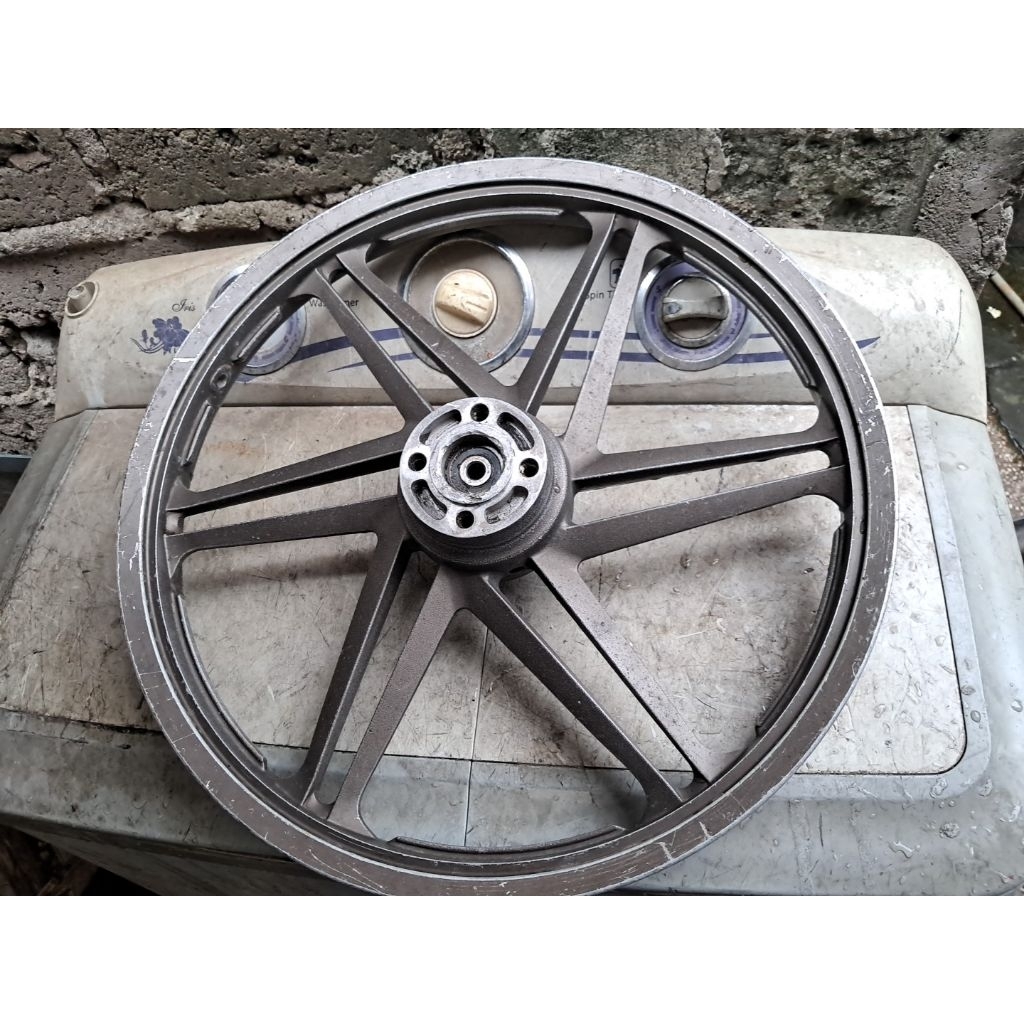 Velg zx 130 zx130 kawasaki edge enkei pelek racing palang original ori copotan standar kelengkapanny