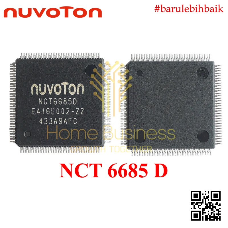Nuvoton NCT6685D NCT6685 D NCT 6685D NCT 6685 D Super I/O Controller IC LPC / e-SPI – UART GPIO