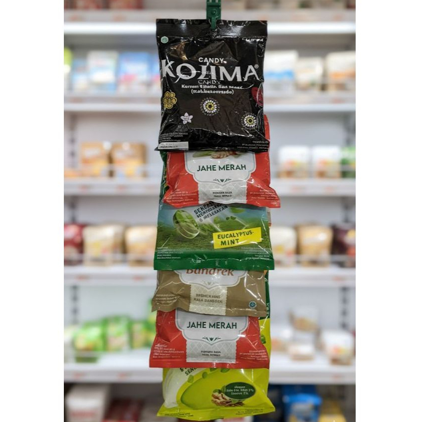 Clip Strip Display Makanan / Display Snack / Snack Plastic Clip Strip/Strip Gantung Plastik Toko