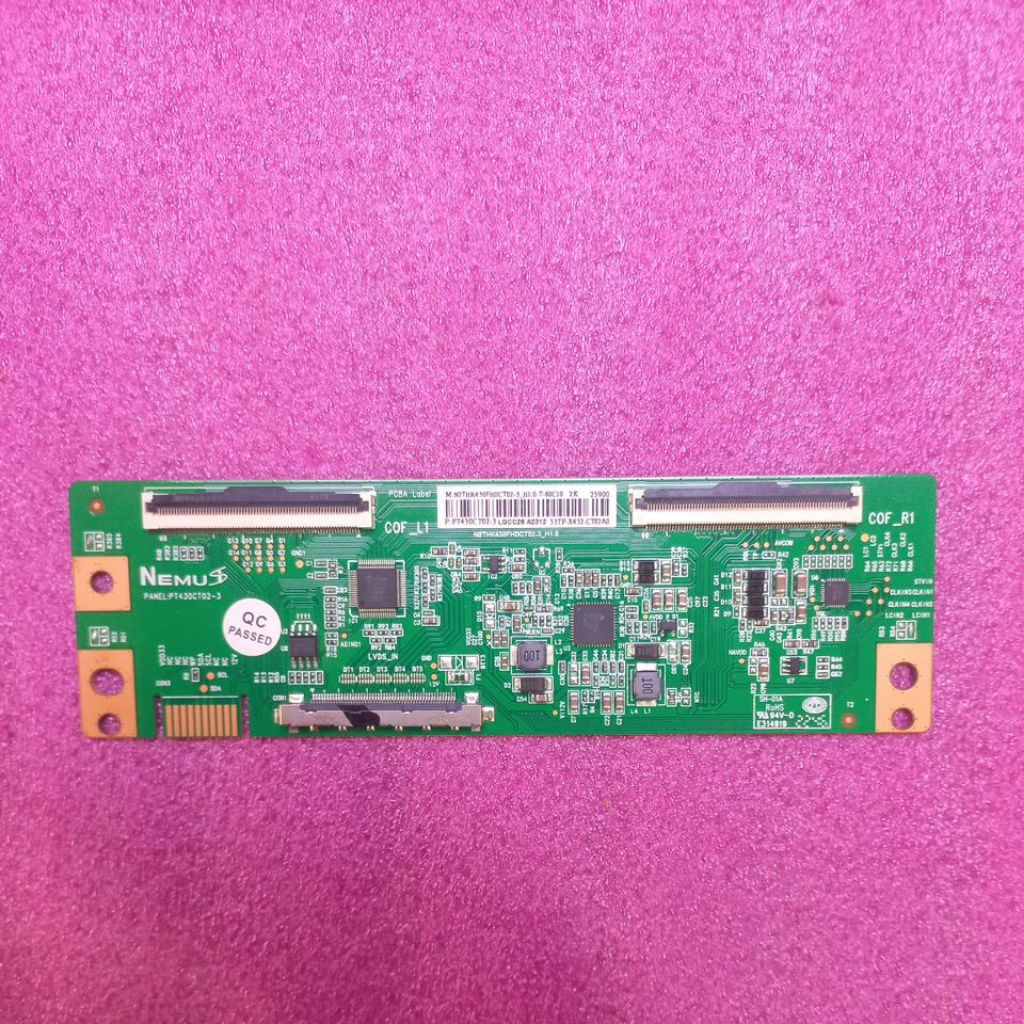Ticon Tcon Tikon Tv Led AKARI AT-5543B NEMUS PANEL PT430CT02-3