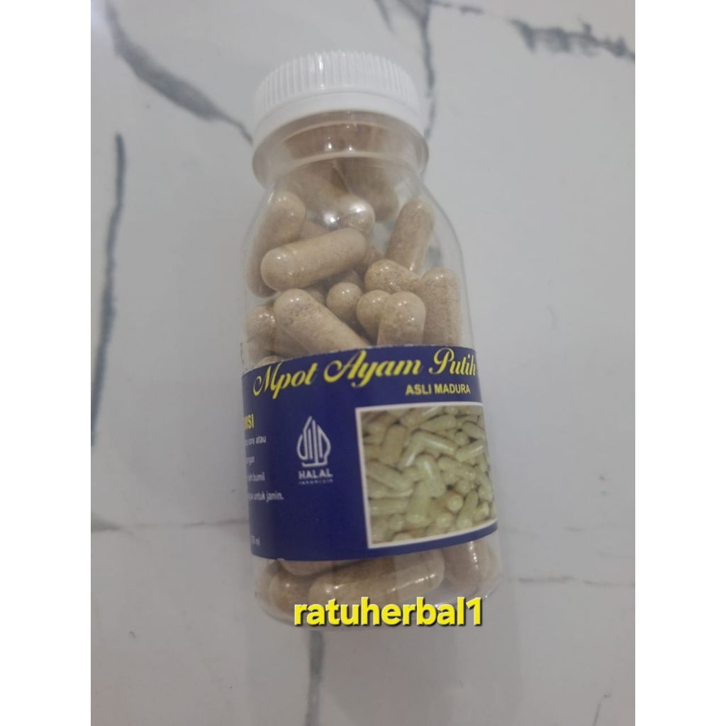 READY KAPSUL SUPER EMPOT AYAM  ISI 100 CAPSUL MPOT AYAM PUTIH ASLI