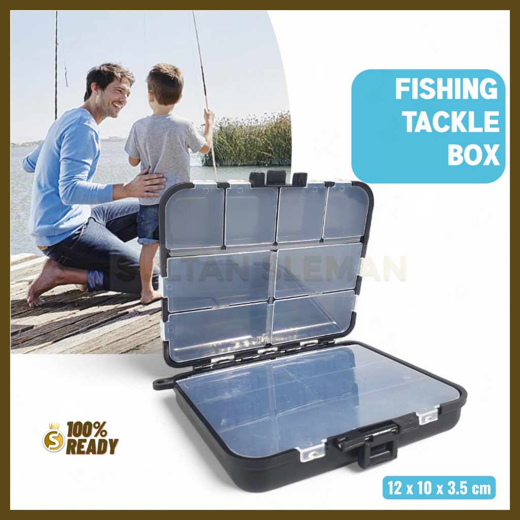Kotak Kail Pancing / Kotak Perkakas Tempat Kail Pancing Waterproof