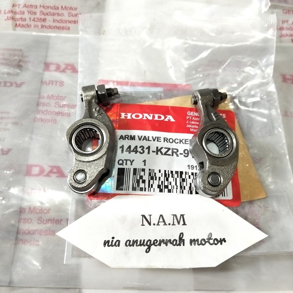Platuk klep arm valve rocker set Honda KZR/KWN Vario 125 fi new esp techno old lama 125cc sepasang