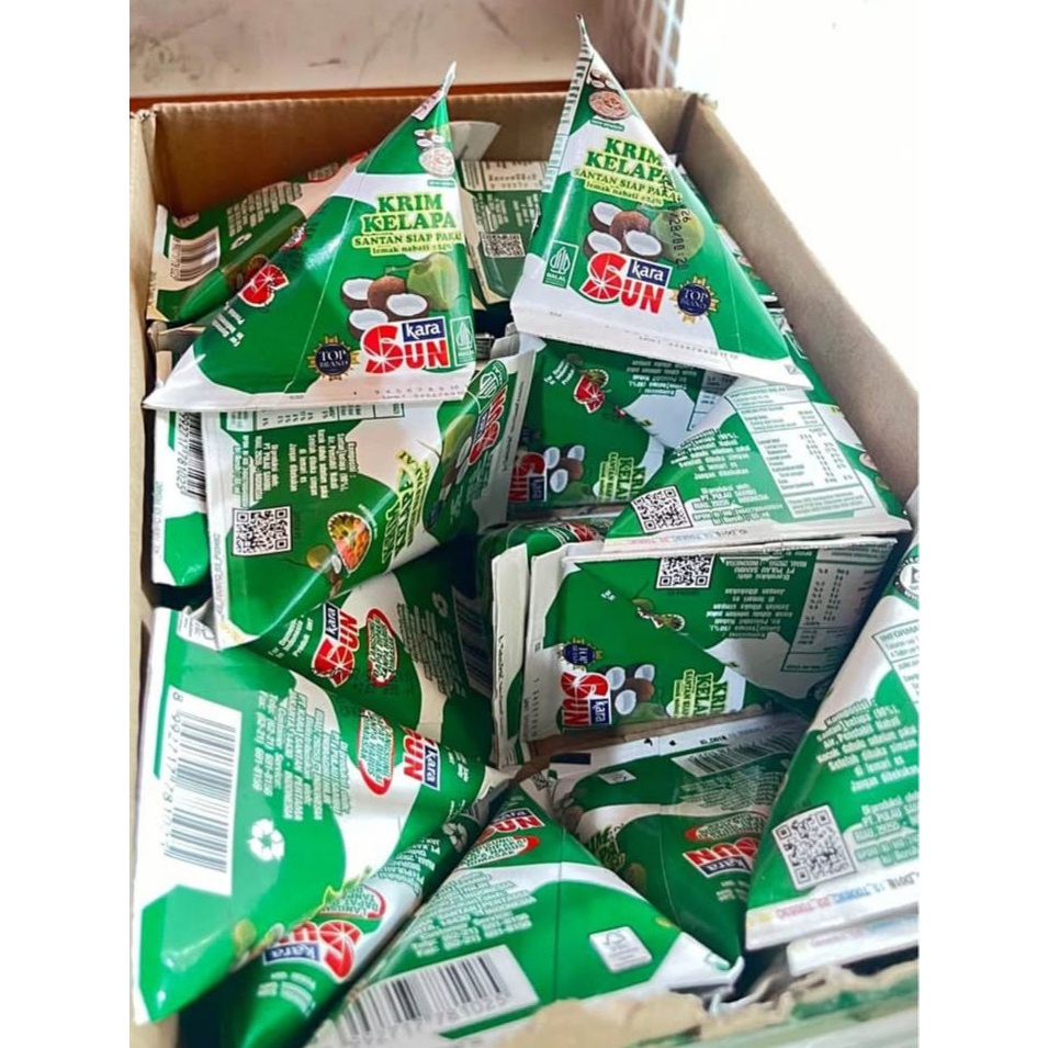 

santan kara kemasan cube 65ML/santan sasa