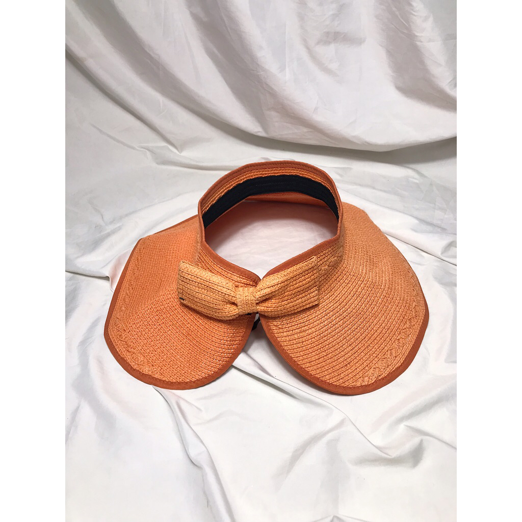 Nego Boskuu > Half Variatif Beach Hat Korea’s Production Original - Orange (Aksesoris)|Preloved/2nd/