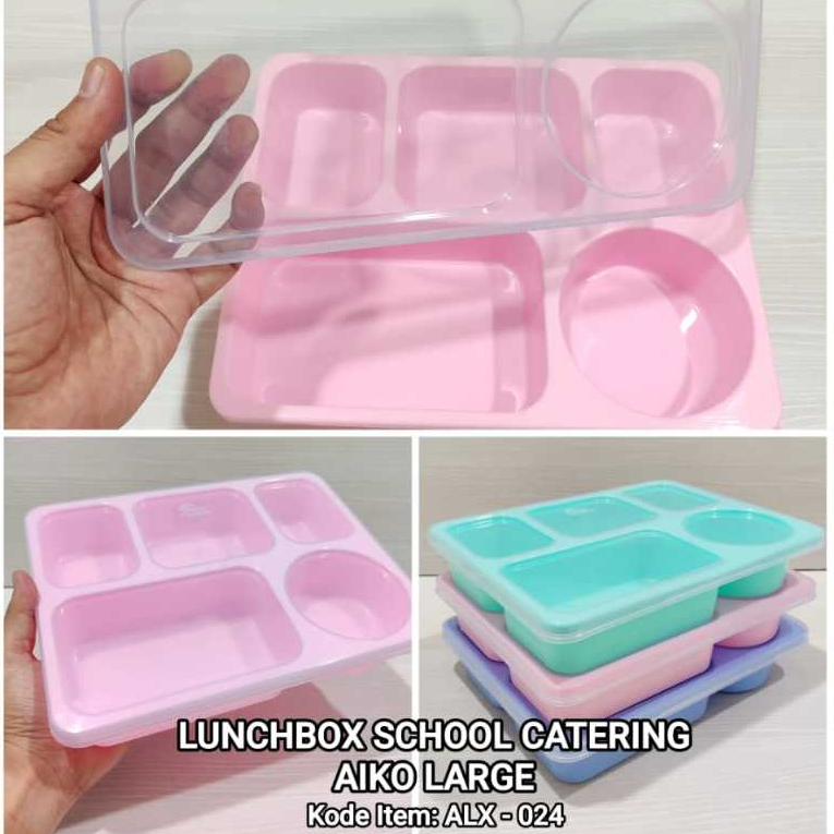 LUNCHBOX SCHOOL CATERING | TEMPAT BEKAL MAKANAN | TEMPAT MAKAN CATERING 3PCS