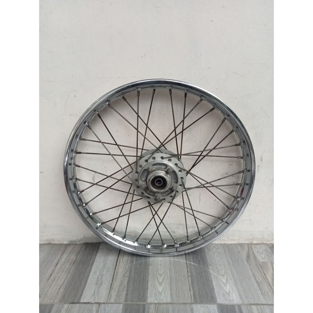 roda velg set ruji tromol depan Supra x 125 karisma Kirana original second