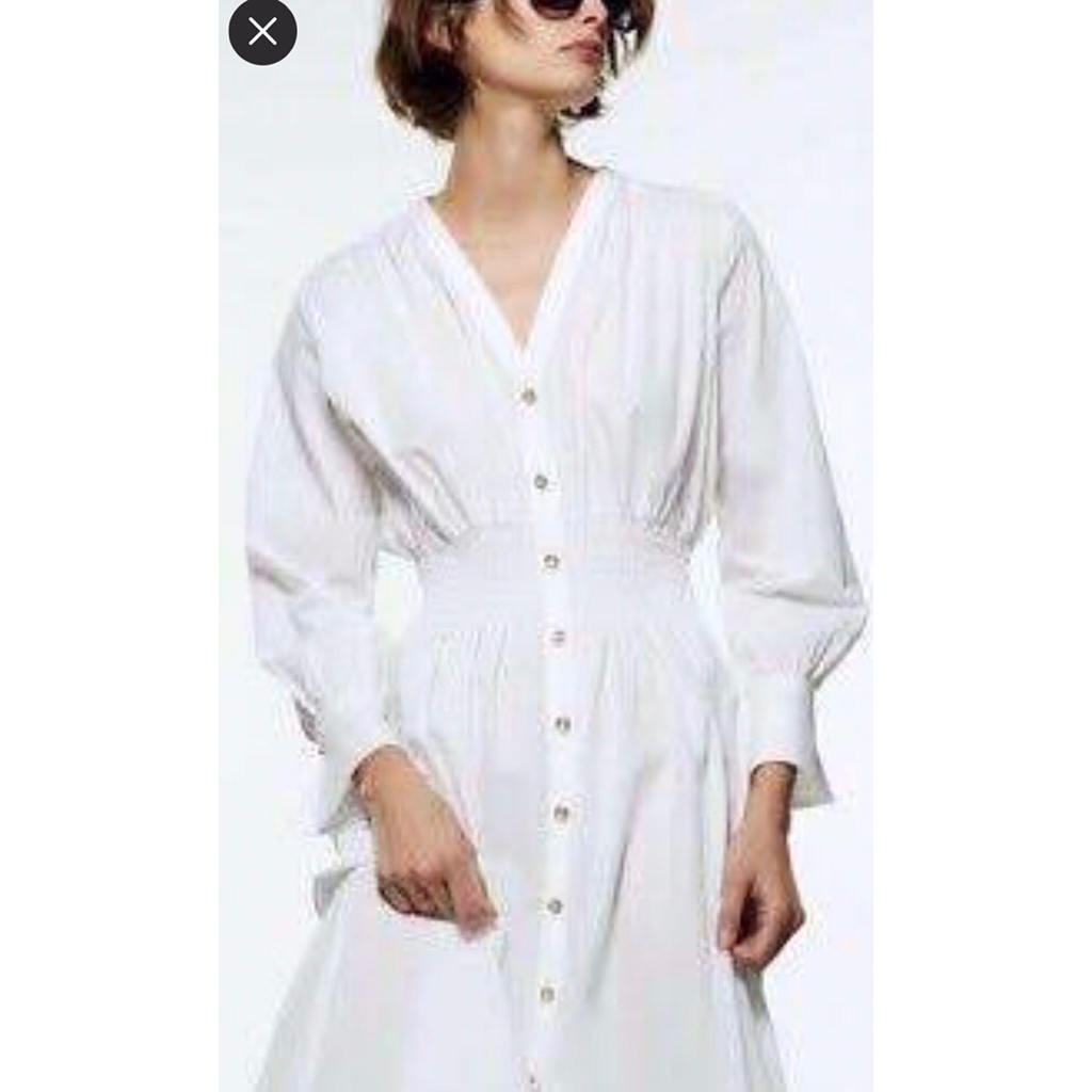 Zara Poplin Dress