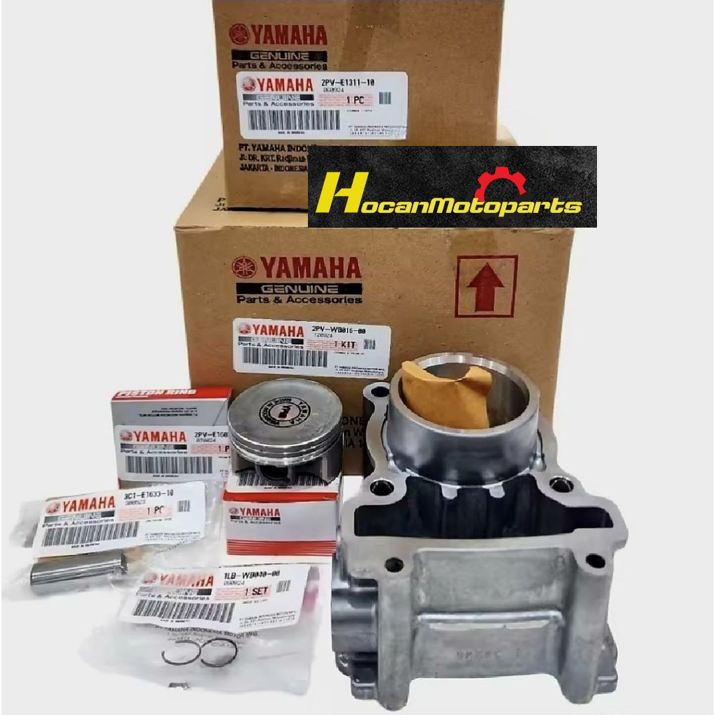 BLOK SEHER SET CYLINDER BLOK PLUS PISTON KIT JUPITER MX KING 150 VIXION NEW NVA ADAVANCE 2015 2016 R