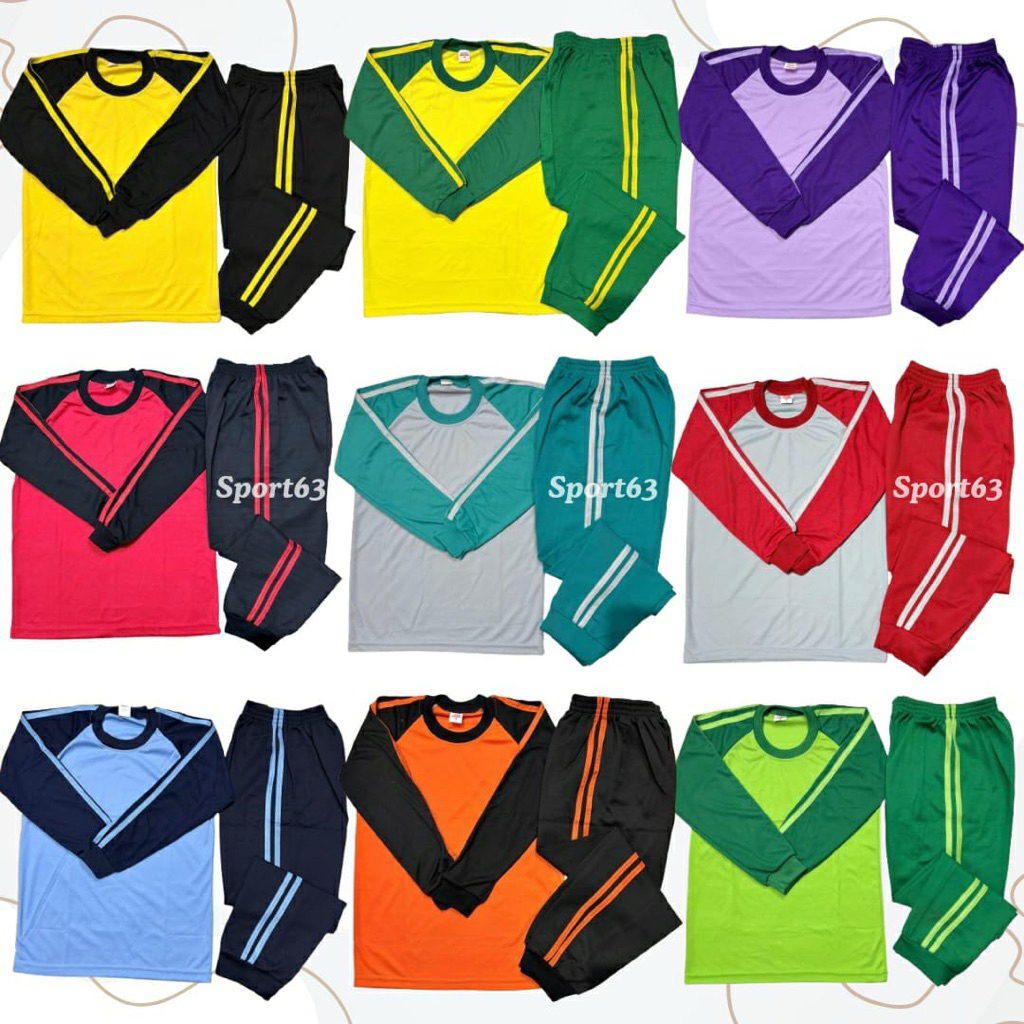 Seragam olahraga anak SD/ Setelan olahraga anak SD/Satu set baju olahraga anak SD/seragam olahraga a