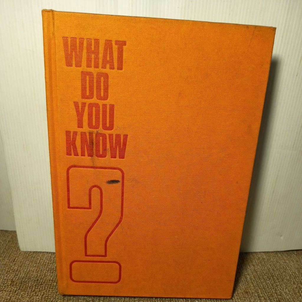 what do you know(buku preloved ori)