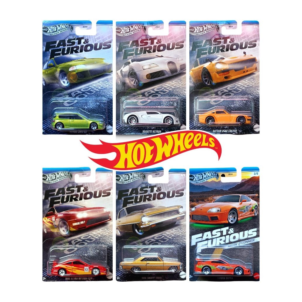 Hot Wheels Silver Series Fast and Furious Edition