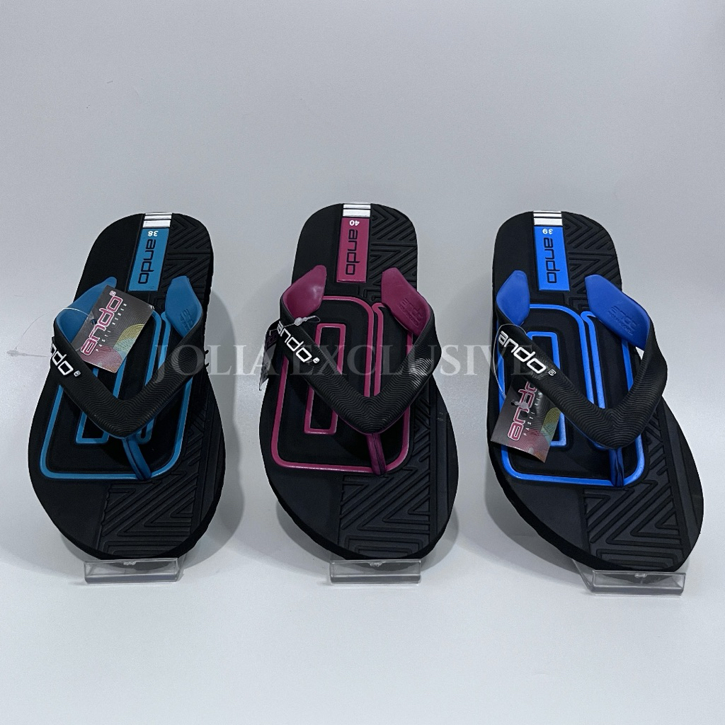 sendal jepit ando pria original