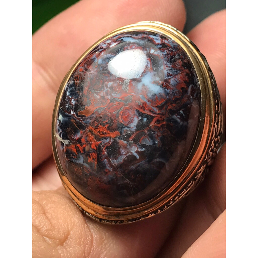 Natural Badar Besi merah nempel magnet kuat super koleksi