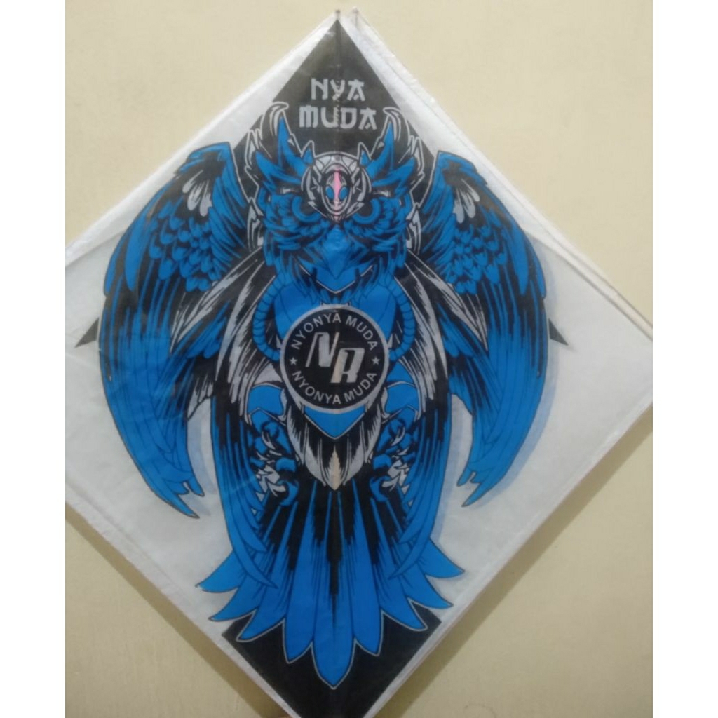 Layangan Sukhoi 2 Warna, Arku Lilitan Super Full Petung, 1 Pack isi 5 Pcs.