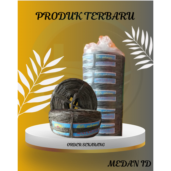 HLM - Tali Plastik Rafiah Hitam / Tali Plastik Hitam / Tali Plastik Murah