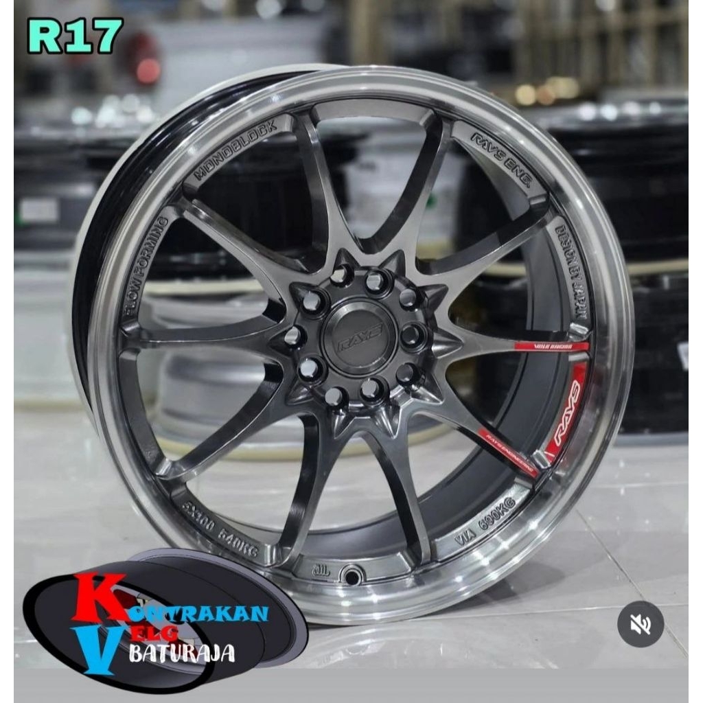 Velg Rays CE28 R17 5x100/114 ( INNOVA TERIOS RUSH ERTIGA VITARA XPANDER DLL)
