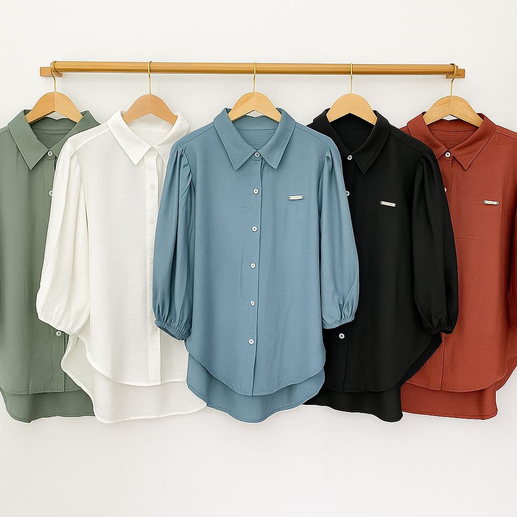 BLOUSE CRINKLE RICHELLA By Aska