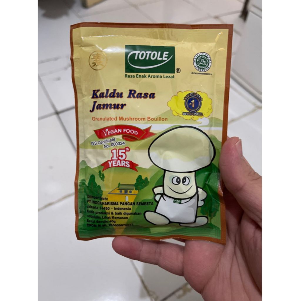 

Totole Kaldu Jamur 40g