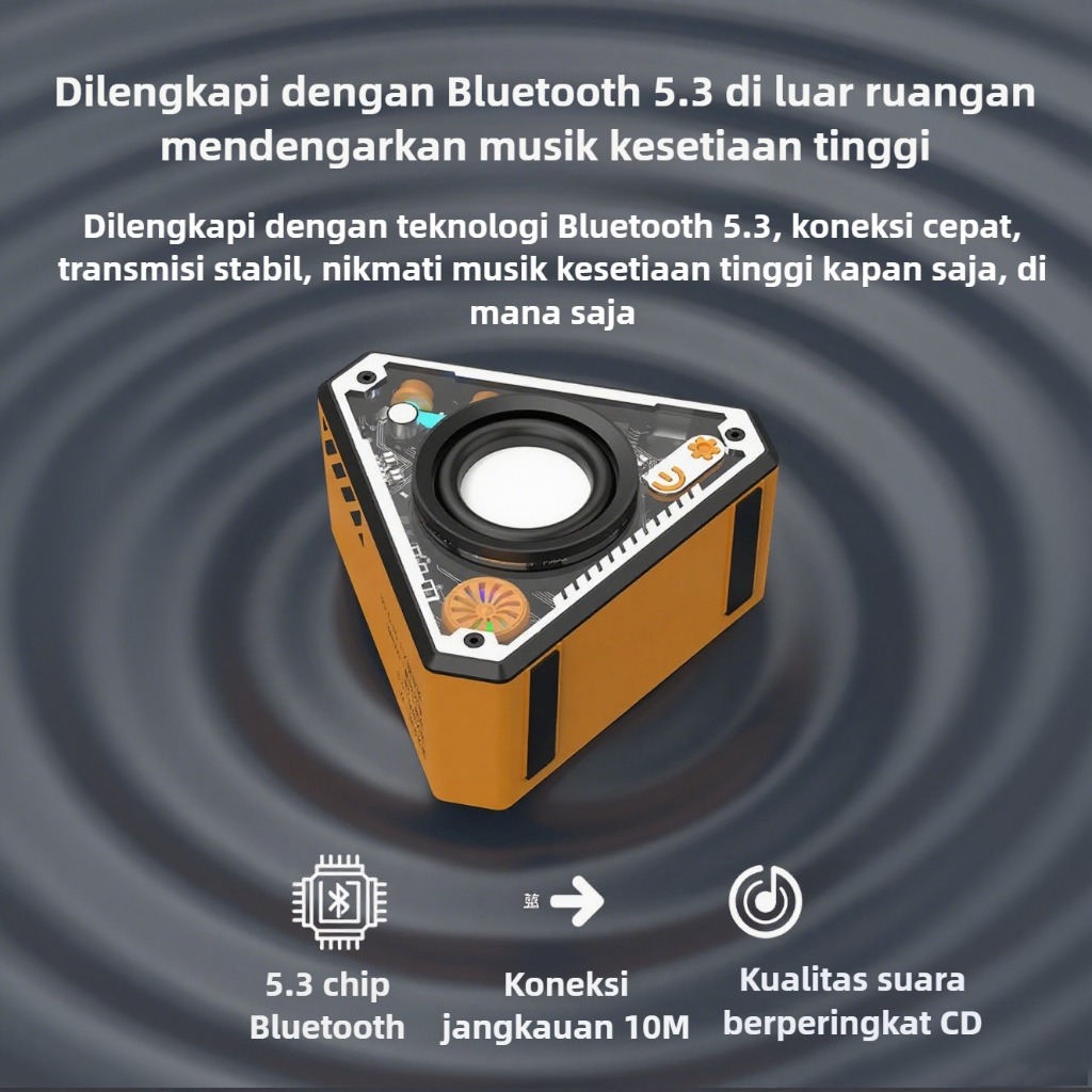 Cuci Gudang Speaker Bluetooth 5.3 Portable Mini Rumah Mesin Musik Subwoofer Rgb Led Light Speakers