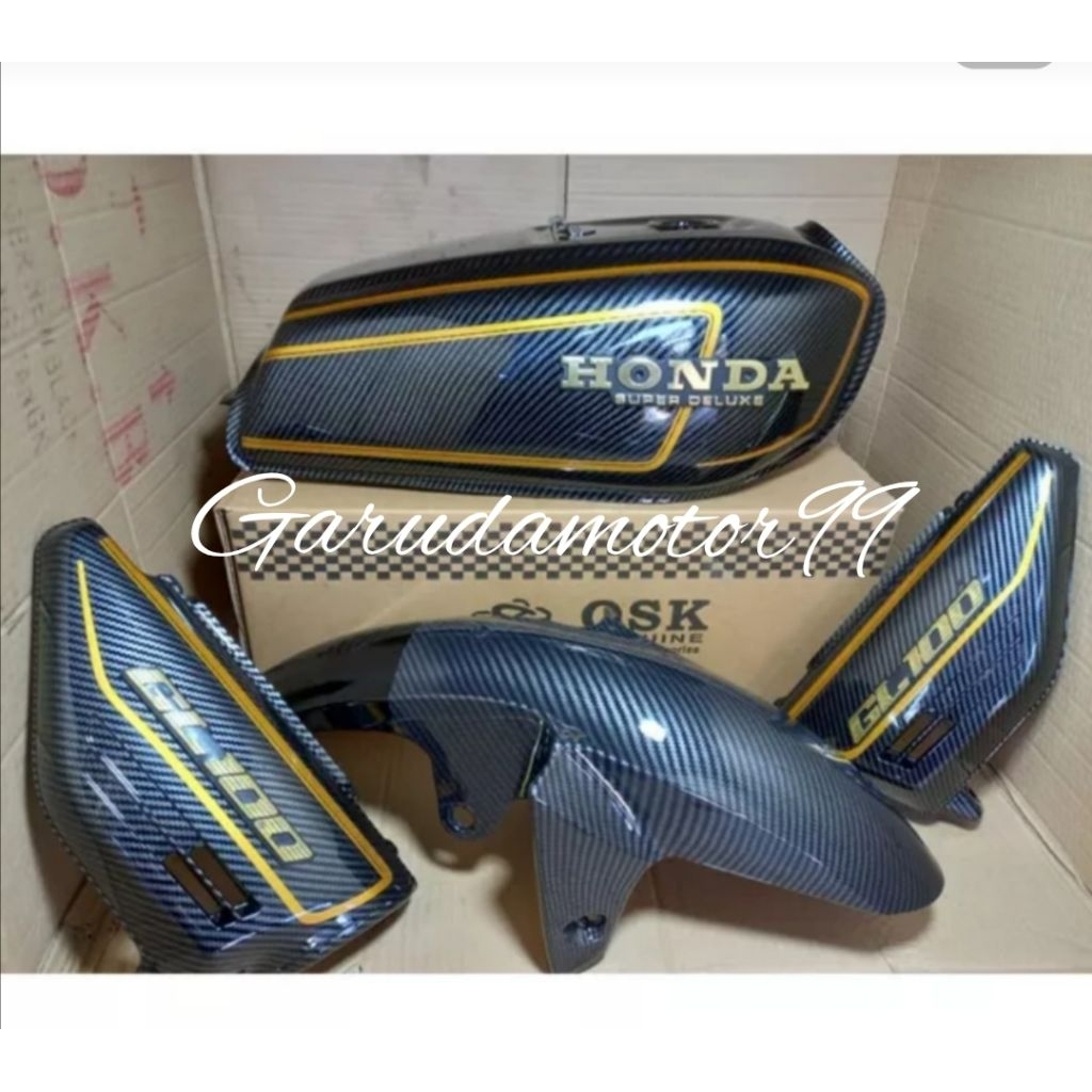 paket body gl 100 bodyset gl 125 gl cepek full carbon wtp celup tangki impor pres pabrikan set cover
