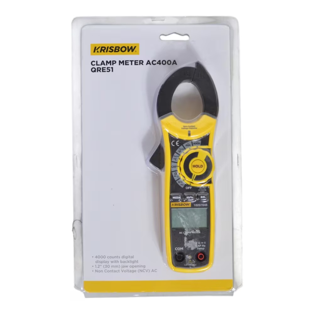 Tang Ampere Krisbow Clamp Meter AC 400A