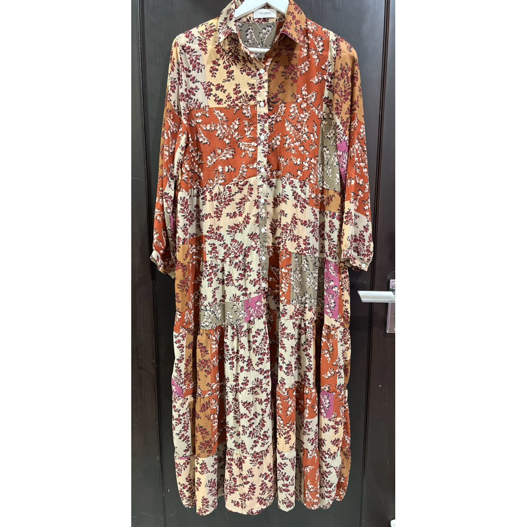 [Preloved] Dress Vintage Ruffle | Hijab Dress