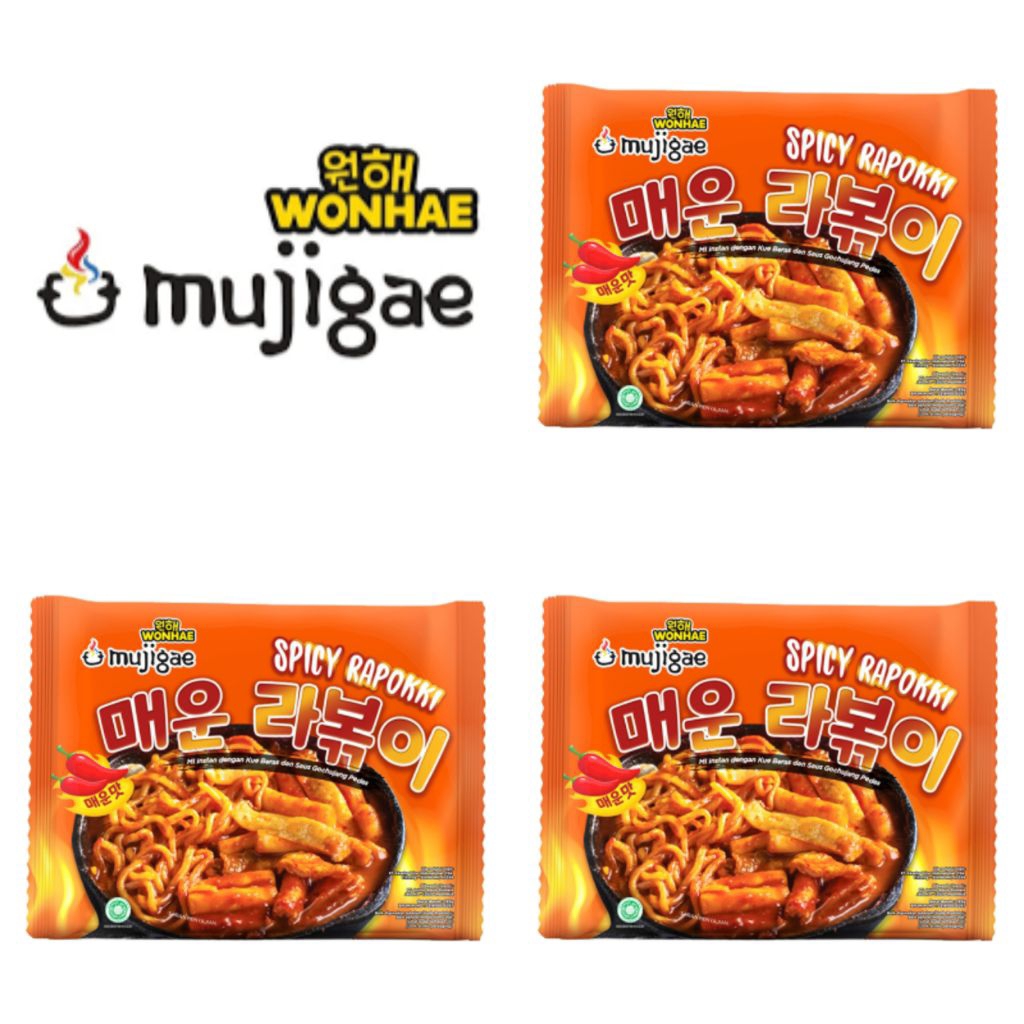

Mujigae Mi Instan Rapokki Pedas 260 Gr
