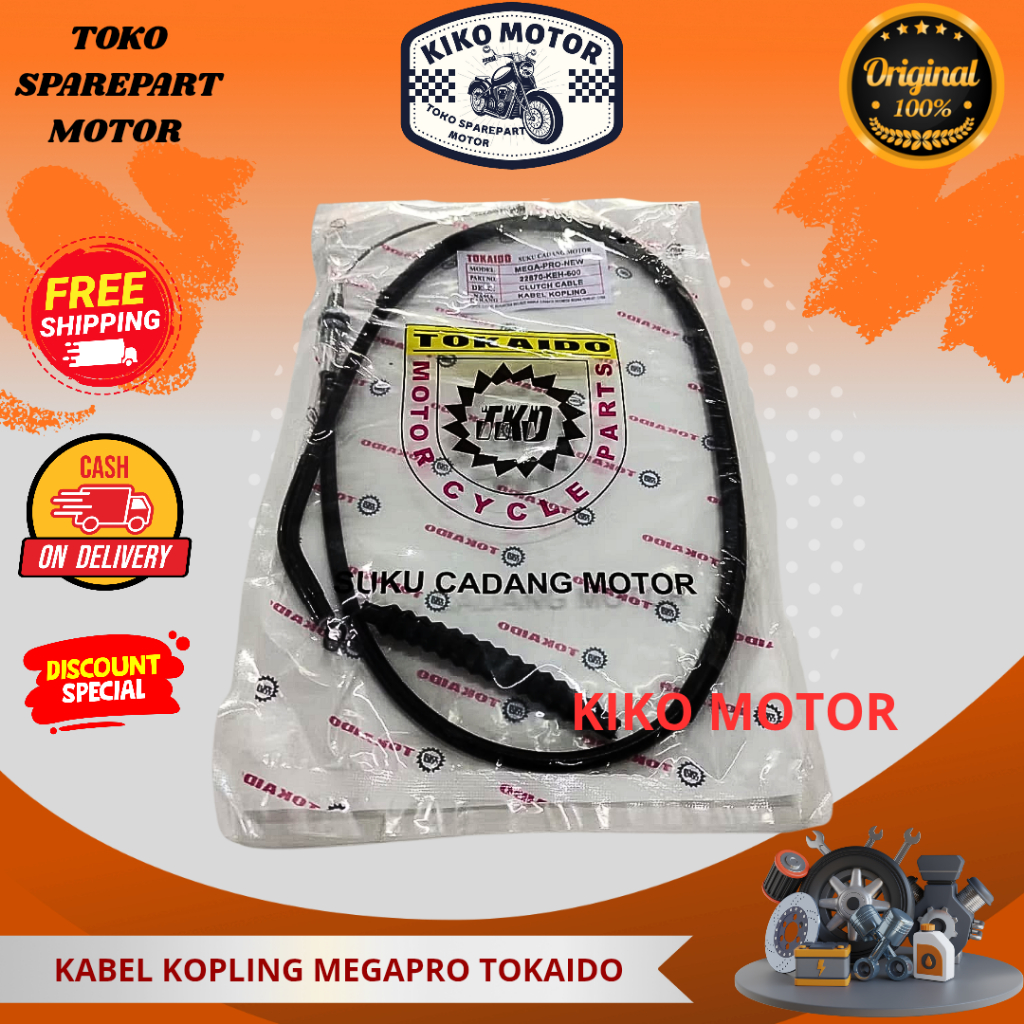 CABLE TALI KABEL KOPLING MEGAPRO NEW MEGA PRO PRIMUS 2006-2009 TOKAIDO ORIGINAL