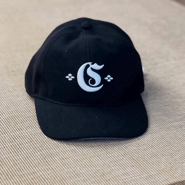 CARHARTT Font Wool Black Caps Original Resmi