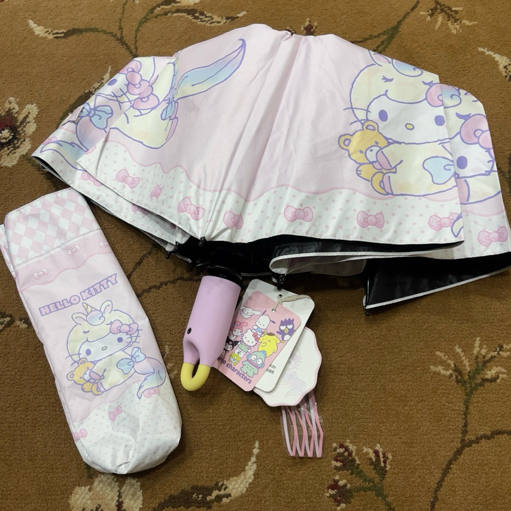 Payung Hello kitty Sanrio Original PINK Otomatis