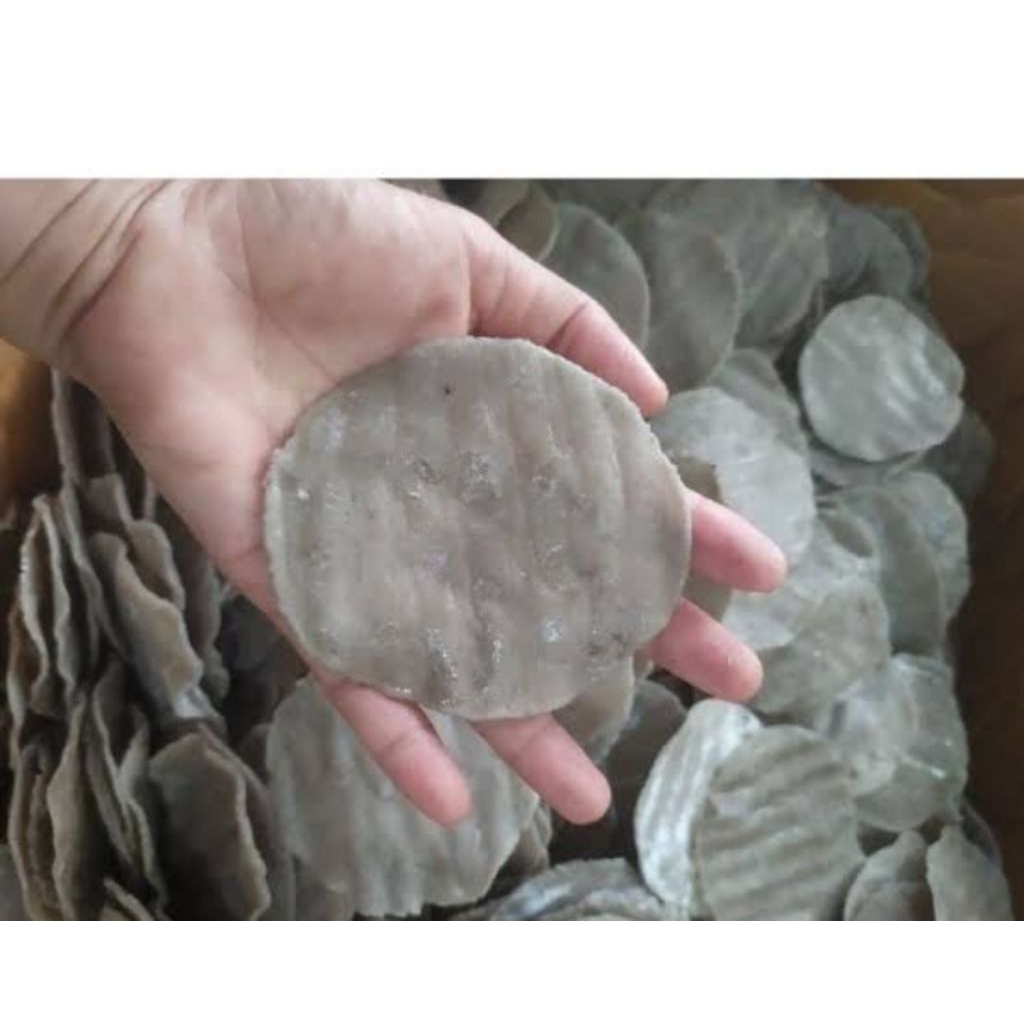 kemplang atau kerupuk mentah palembang