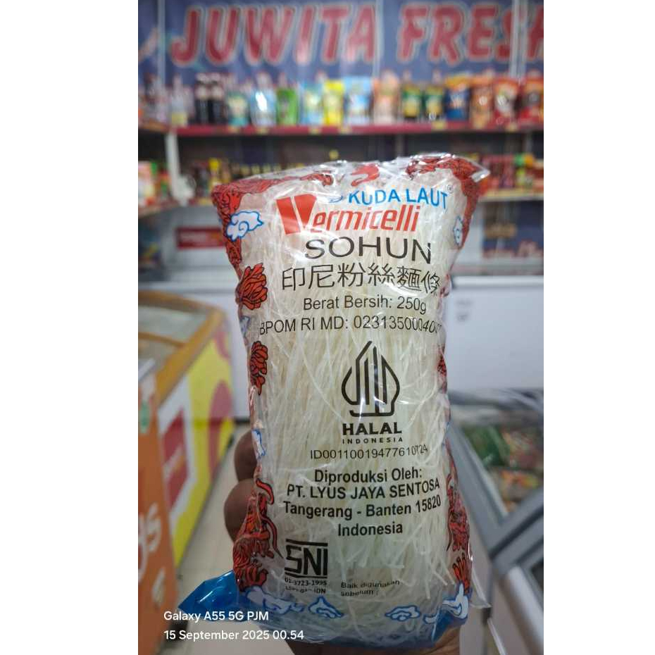 Sohun Cap Kuda Laut Soun Naga 250 Gr / Sohun Naga